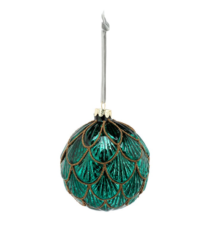 Peacock Ball Ornament