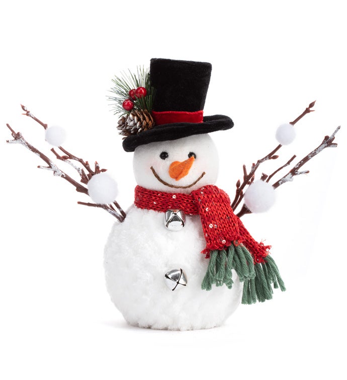 Snowman with Top Hot and Scarf