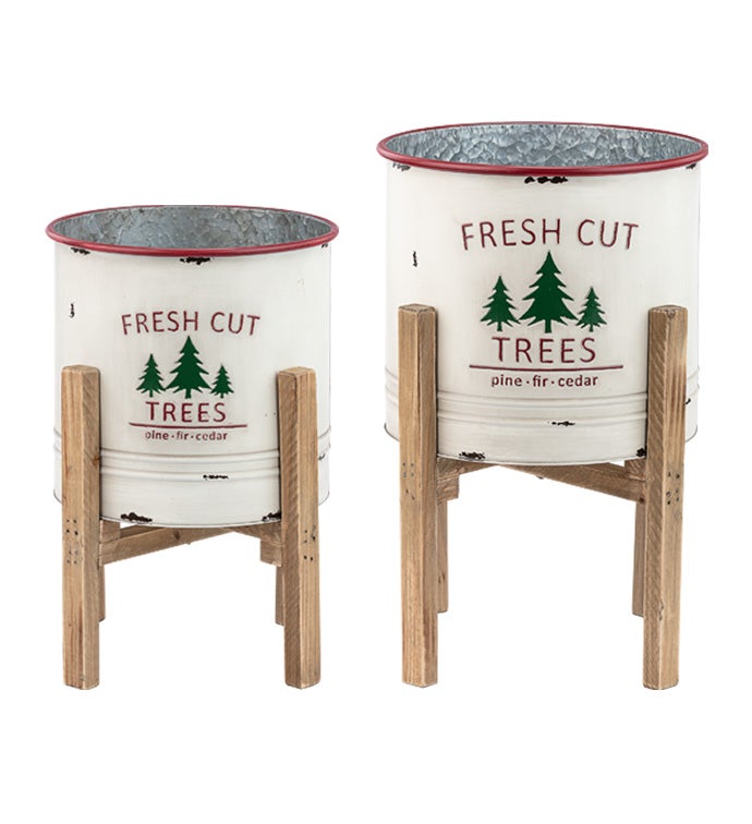 Tree Farm Tree Covers on Stands, Se