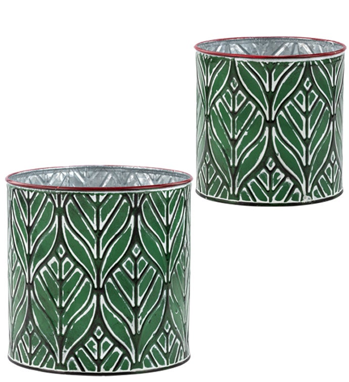 Cylinder Pot Covers, Set of 2