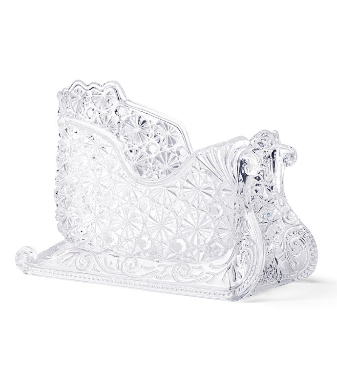 Clear Embossed Sleigh
