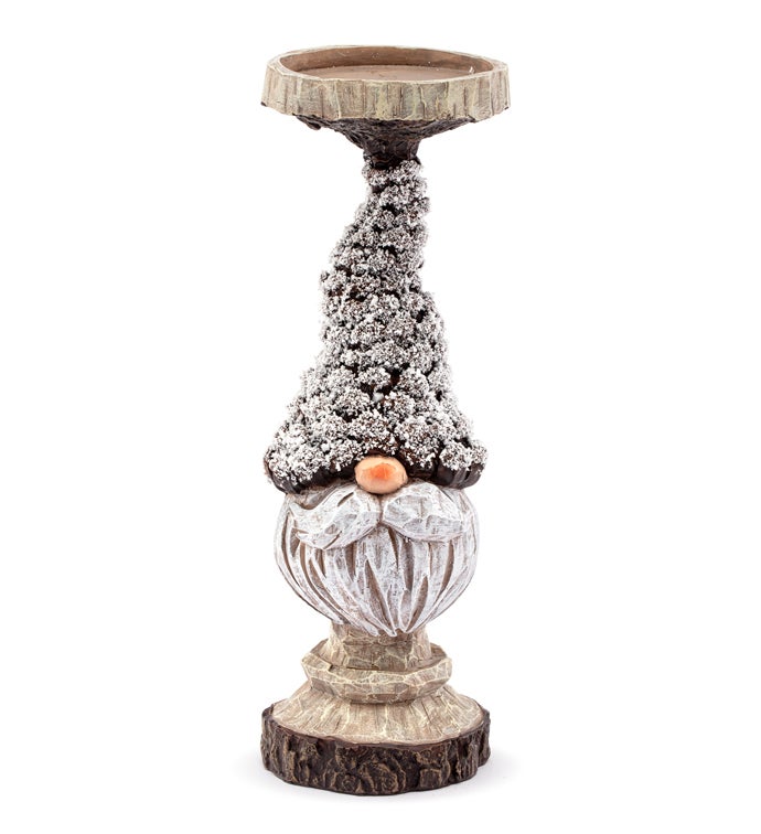 Large Gnome Candle Holder