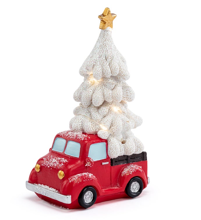 LED Gold Star Tree/Truck