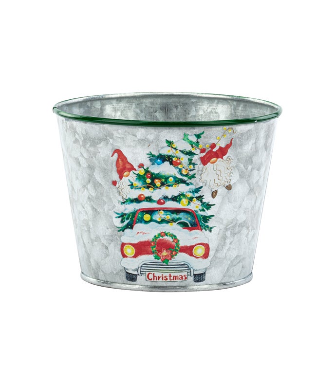 5" Galvanized Gnome Tree Car PtCvr