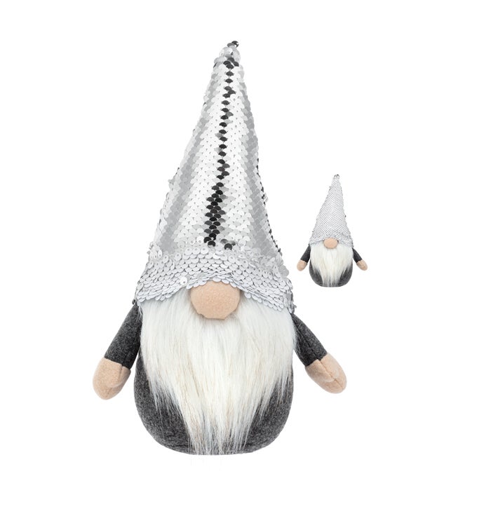 Small Silver Hat Gnome