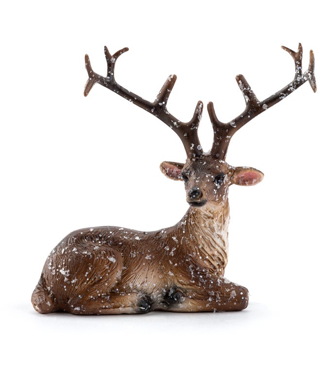 Lying Glitter Antler Deer
