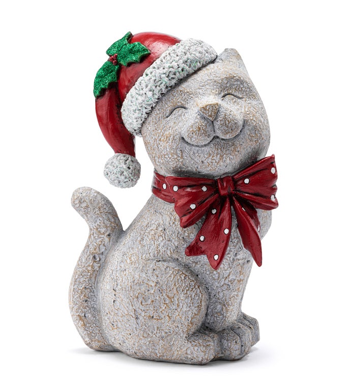 Christmas Cat Figure