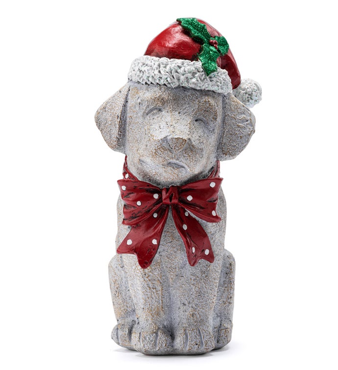Christmas Dog Figure