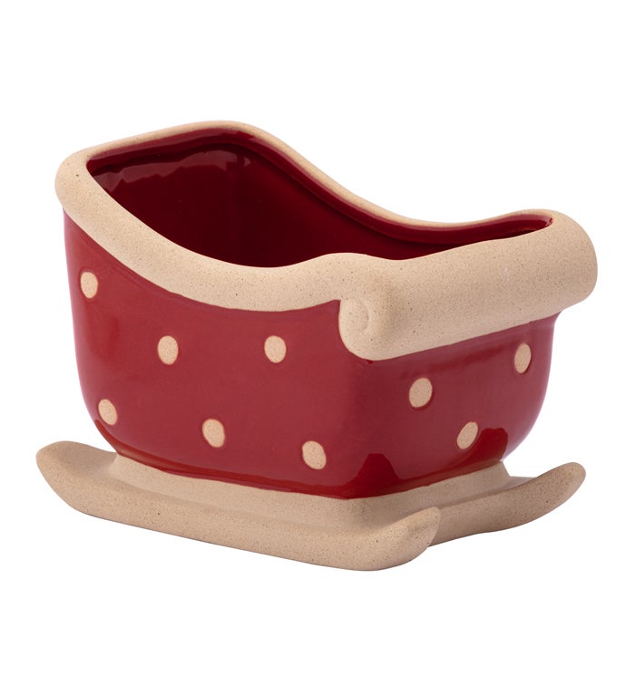 Terra-cotta  Sleigh Planter