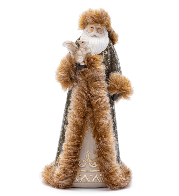 Santa Holding Squirrel