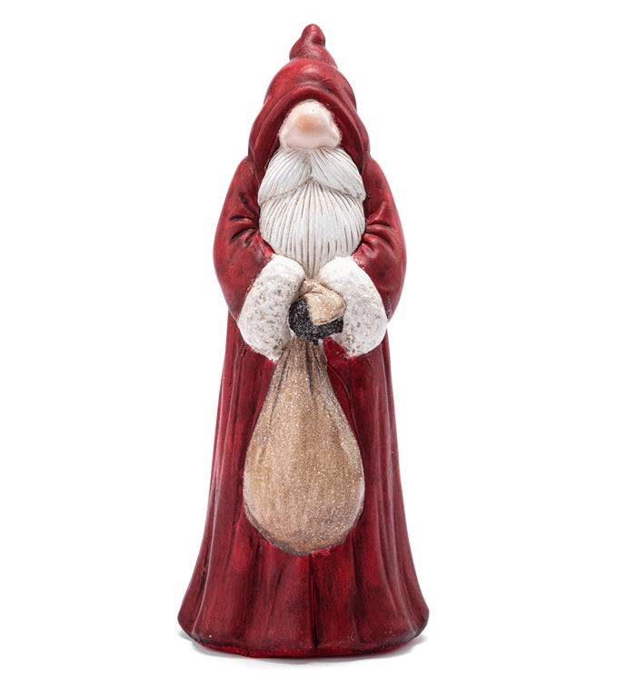 Red Gltr Gnome w/Bag