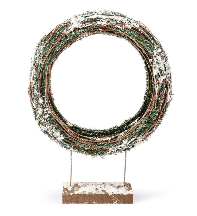 Wreath on Base