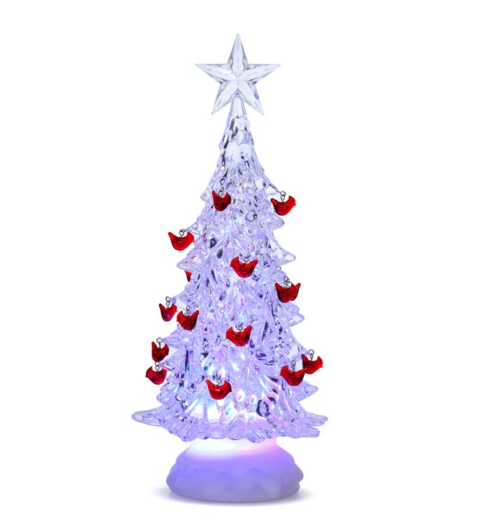 LED Cardinal Christmas Tree