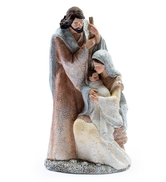 Stone Holy Family Nativity