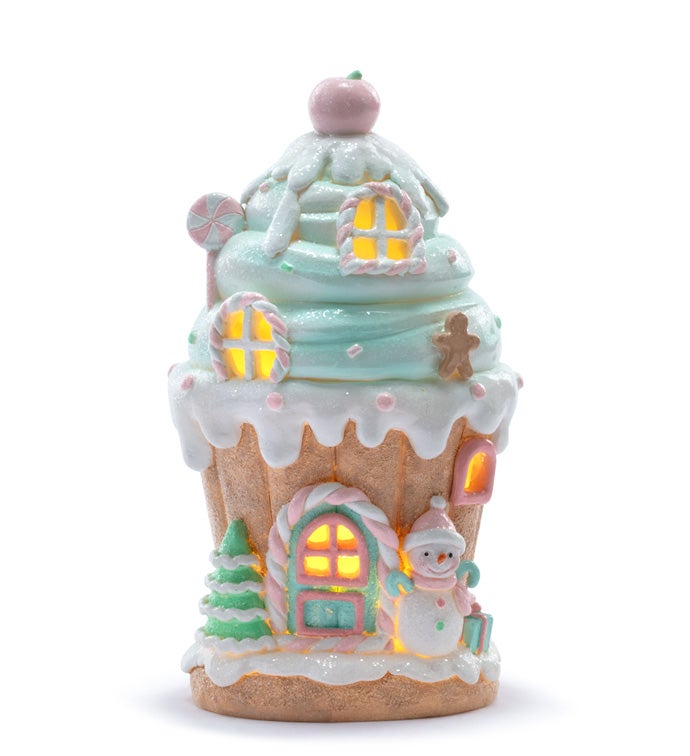 LED Gingerbread House