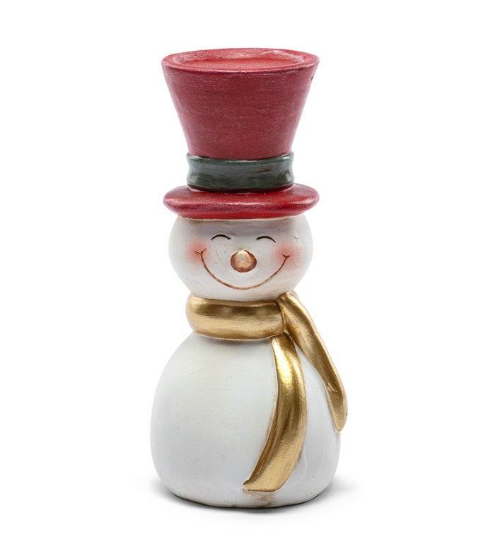 Red Top Hat Snowman
