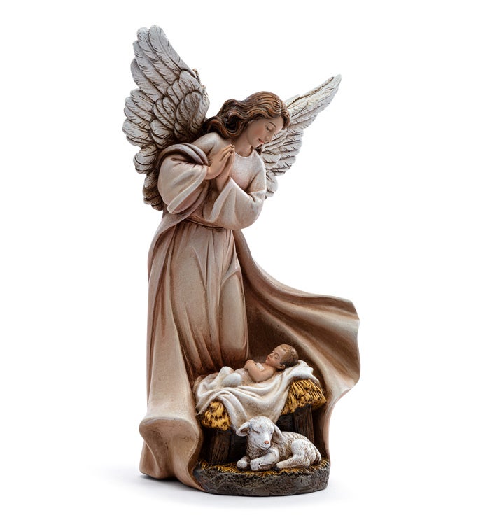 Praying Angel with Baby Jesus