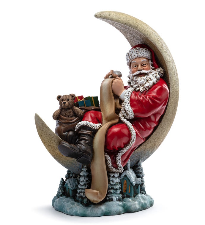 Santa on Moon
