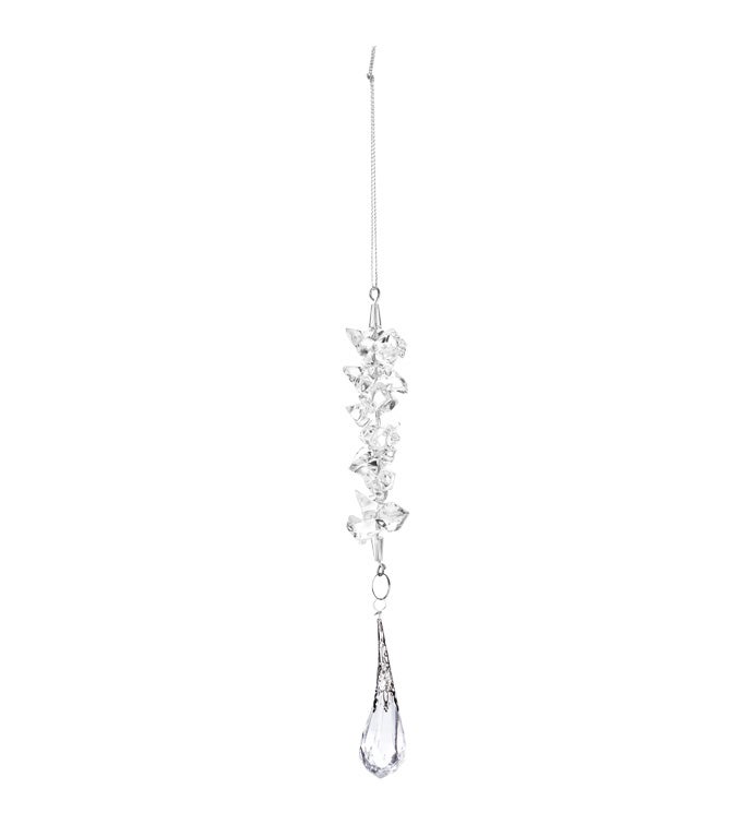 Clear Teardrop Ornament