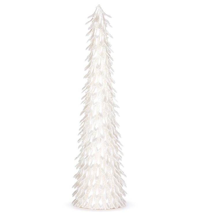 White Bead Petal Tree