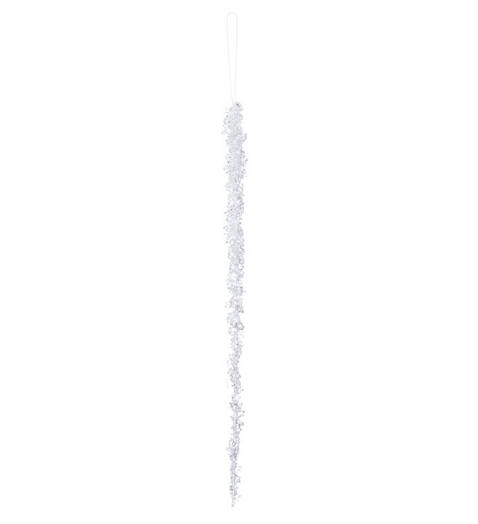 Glitter Icicle Ornament