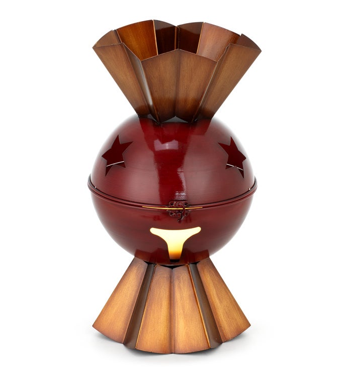 Red Copper Bell Table Ornament