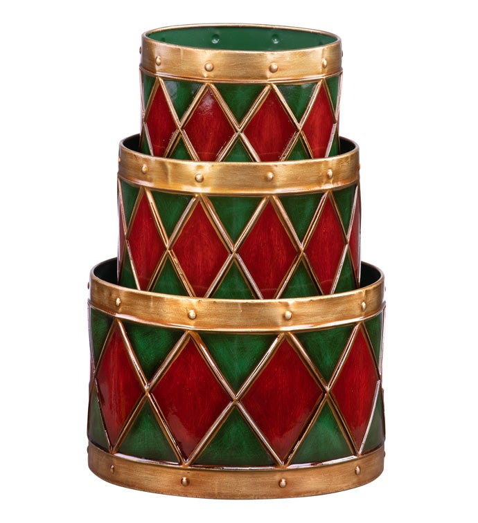 Round Drum Tree Covers  Set of 3