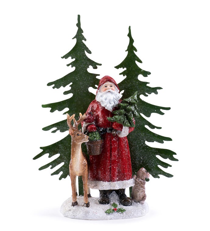 Vintage Santa with Animals