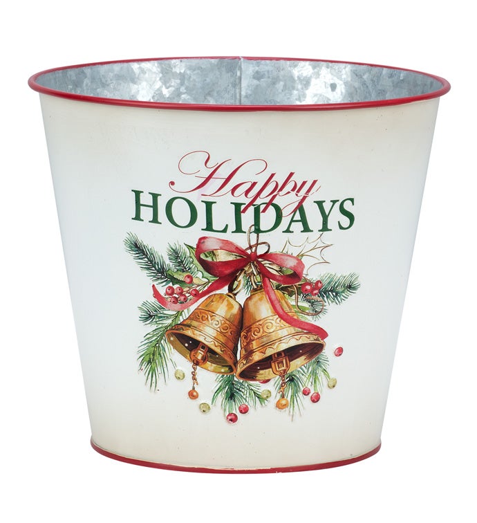 6.5"  Holidays Bell Pot Cover