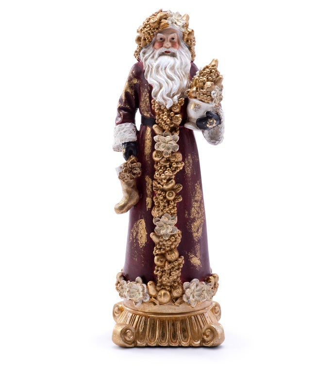 Elegant Santa with Gold Trim