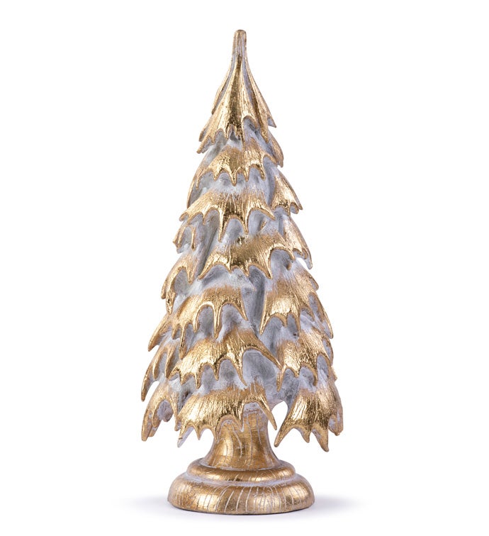 Gold Stacked Antlers Tree