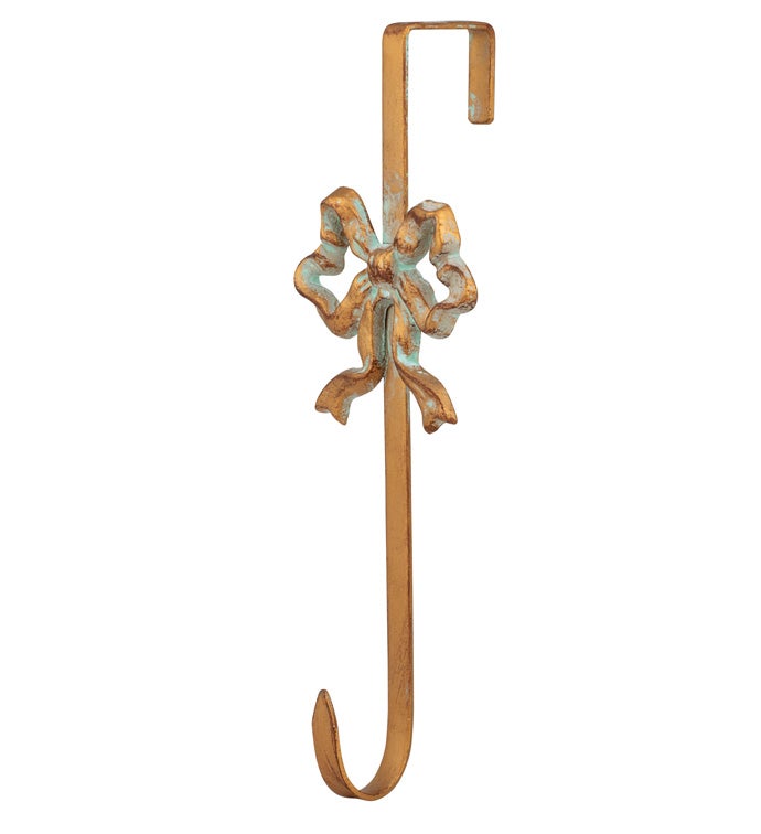 Gold Bow Wreath Hanger