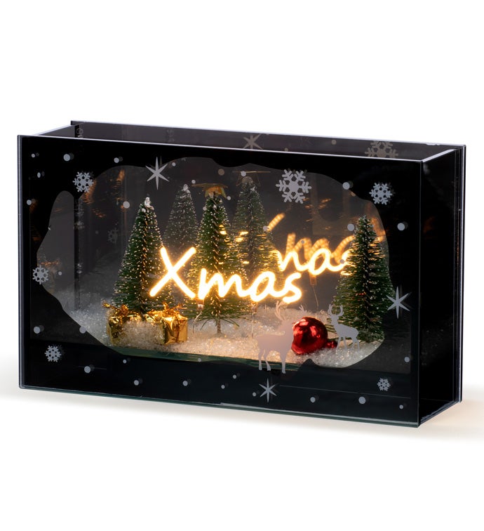 LED Box with XMAS
