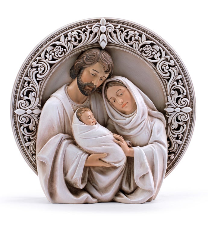 Elegant Circle Nativity Table Top