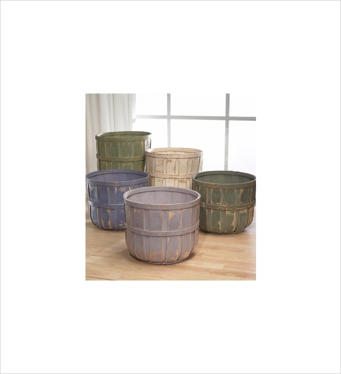 8.5" Bushel Basket, 5 Assorted