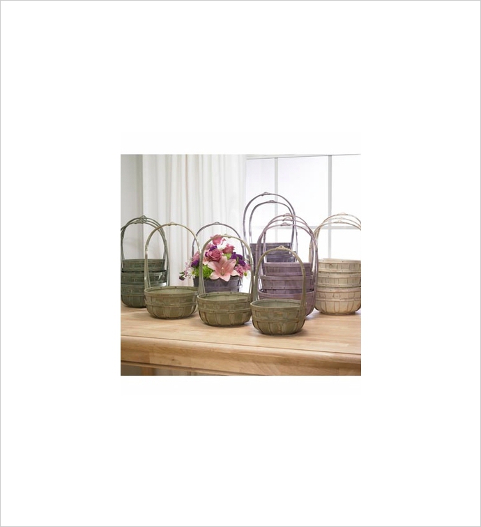 Bushel Basket, Set of 3, 5 Assorted