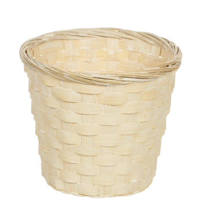 White Wash 5" Basket