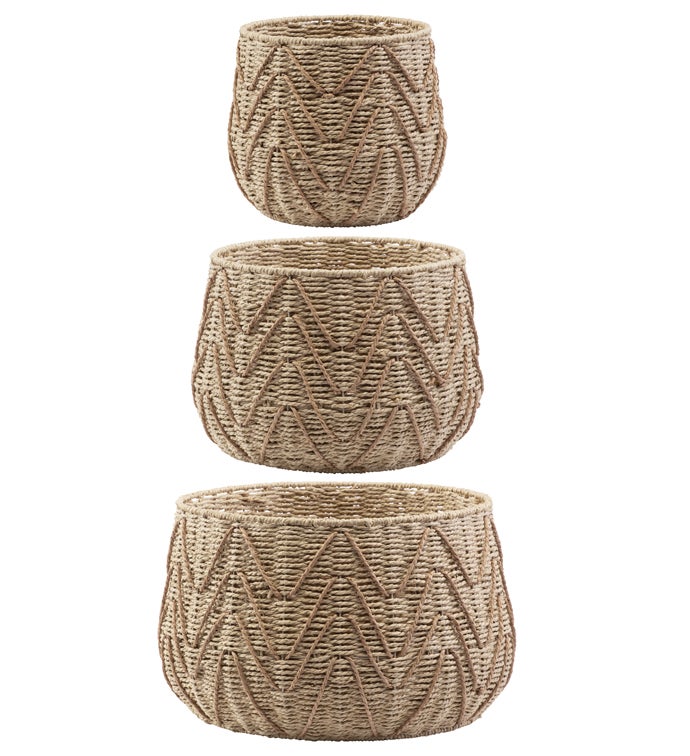 Chevron Tree Cover, Set of 3