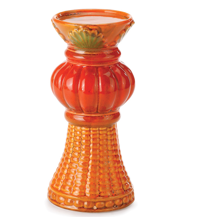 Small Pumpkin Candleholder