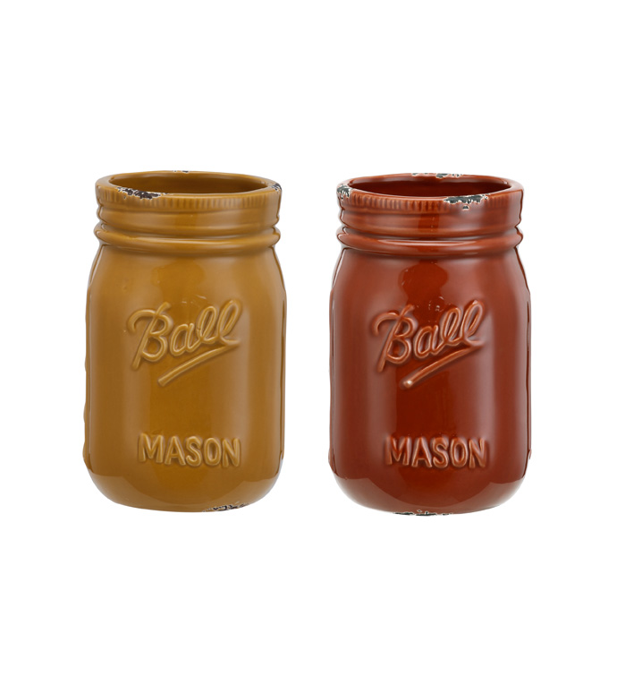 Small Mason Jar, 2 Assorted