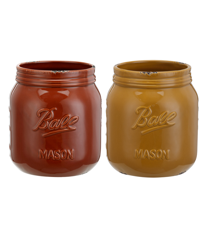 Extra Large Mason Jar, 2 Assorted