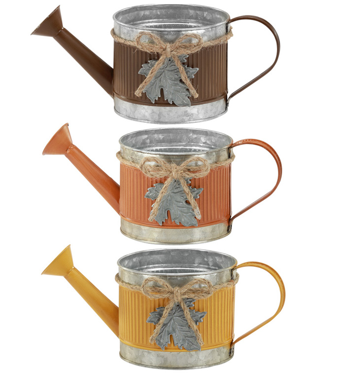 Leaf Watering Can, 3 Assorted