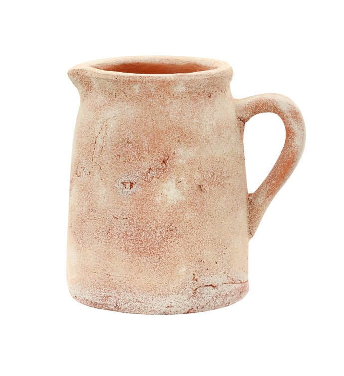 Large Rustic Pitcher Vase