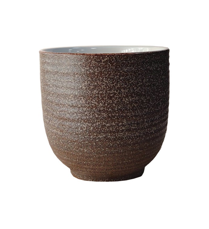 Dark Brown Textured Planter