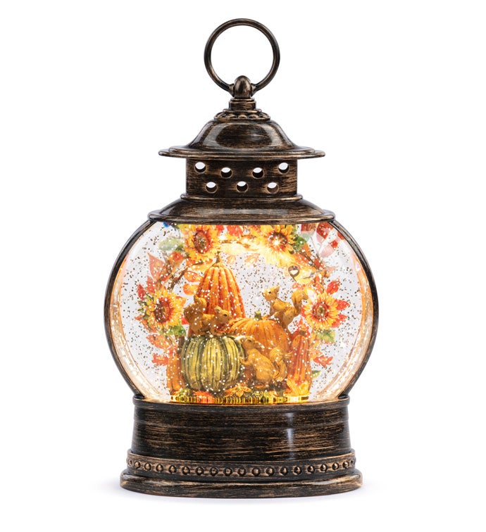 LED Sunflower/Pumpkin Water Globe