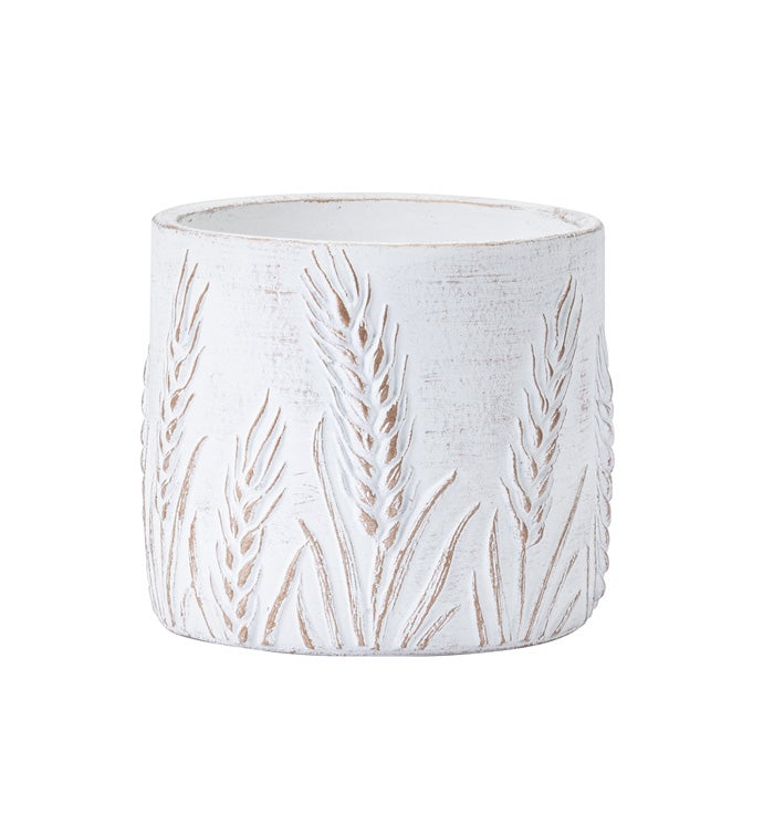 Embossed Wheat Planter