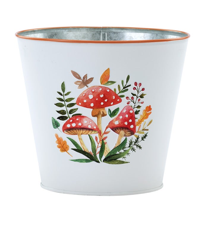 6.5" Red Cap Mushroom Pot Cover