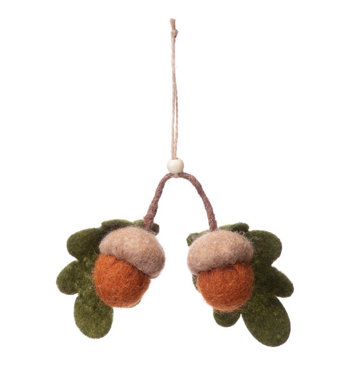 Felt Acorn Ornament