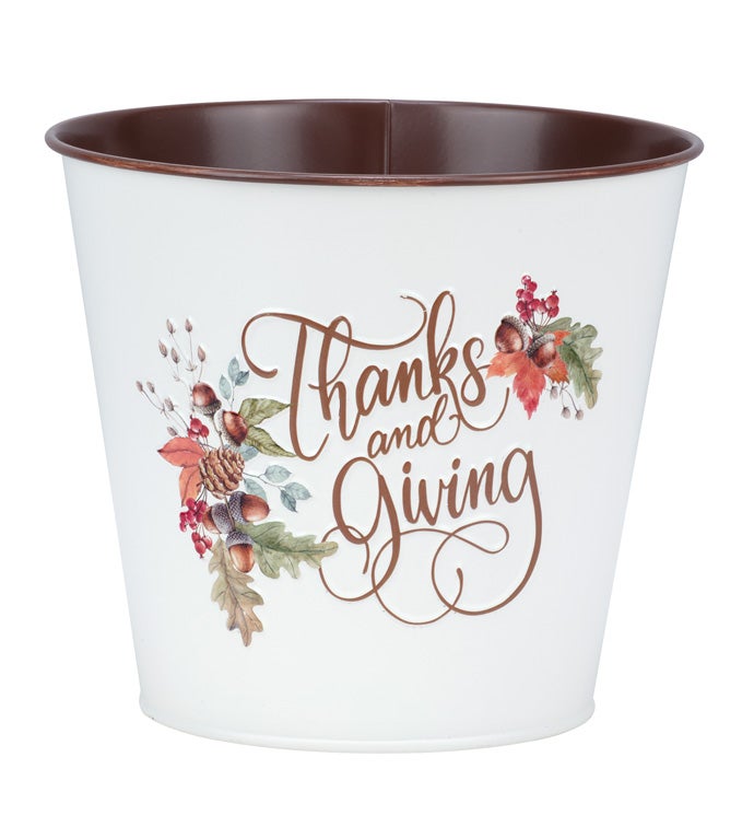 6.5" Thanks & Giving Pot Cover