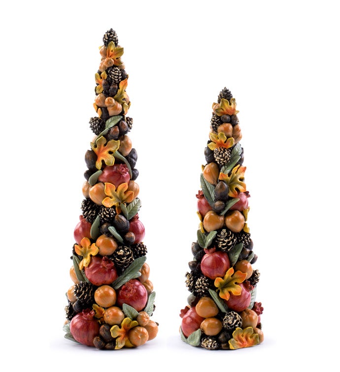 Fall Fruit Tree  Set of 2